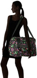 Vera Bradley Women's Iconic Deluxe Weekender Travel Bag-Signature, Winter Berry, One Size