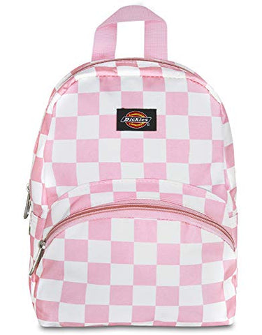 Dickies Mini Fashion Backpack, Pink/White Checker, One Size