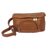 Piel Leather Carry-All Waist Bag, Saddle, One Size