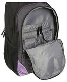 Samsonite Wheeled Laptop Backpack in Black-Bordeaux