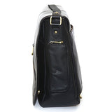 Jill-E Designs Sasha 13" Leather Laptop Bag, Black (419453)
