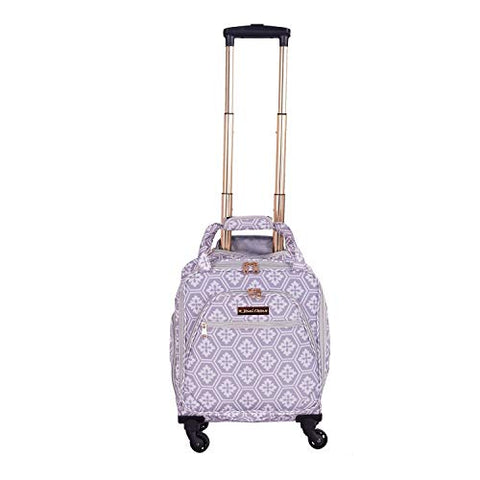 Jenni Chan Aria Snow Flake 15-Inch Spinner Tote (Black White)