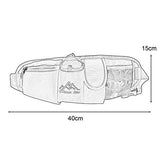 Waist Pack Portable Fanny Pack Outdoor Travel Waterproof Waist Bag for Running Cycling Camping