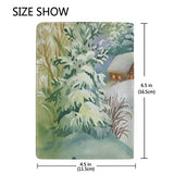 Passport Holder Christmas Moose Passport Cover Case Wallet Card Storage Organizer for Men Women