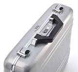 Zero Halliburton 2.0 Large Classic Framed Polycarbonate Attaché Briefcase, Silver, One Size