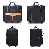 Ailouis 36 Inch Expandable Extra Large Wheeled Travel Duffel Luggage Bag (Black B)