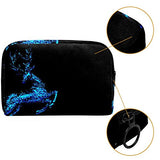 LEVEIS Starlight Deer Makeup Bag Cosmetic Bags Toiletry Travel Organizer for Women, Portable Storage Organzier for Cosmetics, Make Up Tools, Toiletries