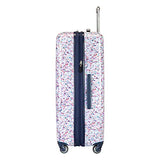 Ricardo Beverly Hills Beaumont 28-inch Check-In Suitcase (White Sparkling Geode Print)