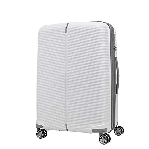 Samsonite Varro Spinner Unisex Medium White Polypropylene Luggage Bag GE6005002