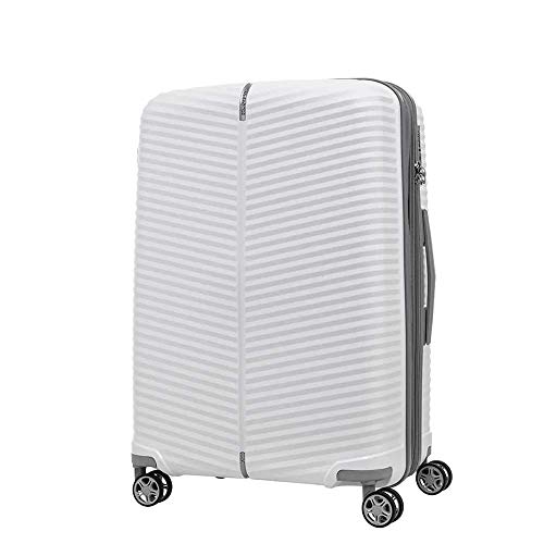 Samsonite Varro Spinner Unisex Medium White Polypropylene Luggage Bag GE6005002