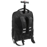 J World New York Sundance Rolling Backpack, Black, One Size