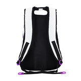 Fuel All Sport Backpack, White/Black/Purple