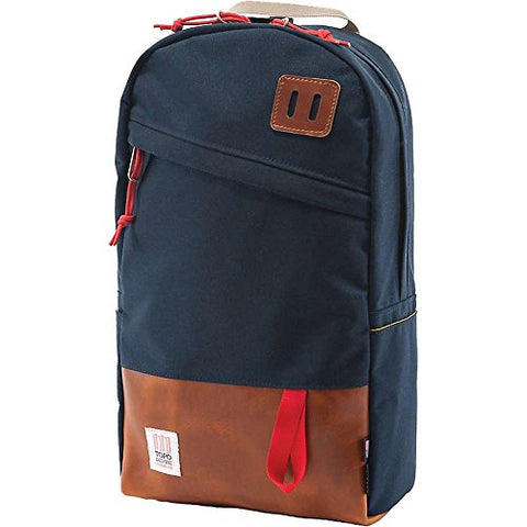 Topo Designs Daypack Navy Leather One Size