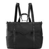 The Sak Women's Heritage Leather Convertible Backpack Black One Size