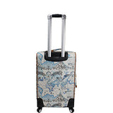 Chariot Map 3-Piece Luggage Set Brown