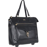 Aimee Kestenberg Women's 15" Single Compartment Wheeled with RFID Laptop Tote, Black One Size