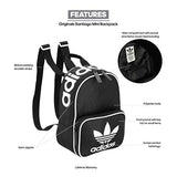 adidas Originals Santiago Mini Backpack, Black, One Size
