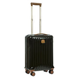 Bric's Capri 21 Inch International Carry On Spinner, Olive Shiny
