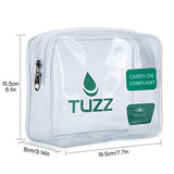 Tsa Approved Clear Travel Toiletry Bag Quart Bags With Zipper For Men Women | Airline 3-1-1 Carry