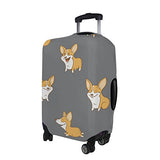 GIOVANIOR Corgi Dogs Puppy Luggage Cover Suitcase Protector Carry On Covers