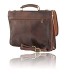 Timmari-"Myrtle" Italian Leather Messenger Bag