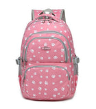 Fanci Students Candy Color School Bag Lovely Dog Paw or Butterfly Prints Large Capacity Backpack