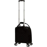 Rockland Melrose Wheeled Underseat Carry On Spinner, Black