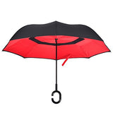 HOMEE Creative reverse rain and rain umbrella double car male businessman long handle reverse