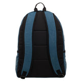 Soft Blue Patches Knapsack, Ready Player One Character Inspired Backpack With Gunter Patches, Gamer