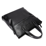 Bison Denim Classic Laptop Shoulder Messenger Bag Handle Bag Briefcase Business Bag Satchel Black