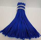 Blue Plastic Luggage Tag Loops, 9 inch, 100/pk (aka Worm Loop)