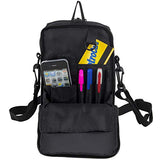 Eastsport Men's Multifunctional Messenger Bag, Over Shoulder, Crossbody for Everyday Use, Black