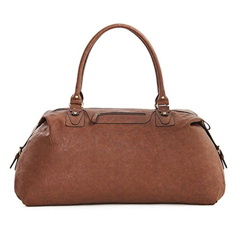 Bueno Carry On Solid Weekender Duffle Bag - Brown