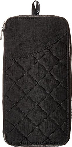 Baggallini Women'S Rfid Travel Wallet Black/Charcoal Wallets
