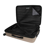 Mia Toro Italy Molded Art Maze Hard Side 28 Inch Spinner, Violet