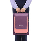 Large Packing Cubes, Gonex Business Travel Organizers 3PCs L+M+S Pink + Purple