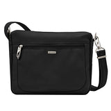 Travelon Anti-Theft Classic Small E/W Crossbody Bag, Black