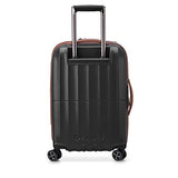 DELSEY Paris St. Tropez Hardside Expandable Luggage with Spinner Wheels, Black, Checked-Large 28 Inch
