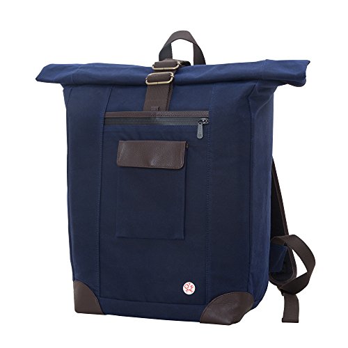 Token Bags Waxed Montrose Backpack, Navy, One Size