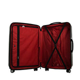 FUL Luggage Printed Rose, Black