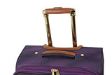 Steve Madden Luggage 24" Expandable Softside Suitcase With Spinner Wheels (24In, Shadow Purple)