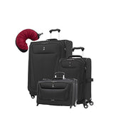 Travelpro Maxlite 5 | 4-PC Set | Carry-On Rolling Garment, 21" Carry-On & 25" Exp. Spinners with Travel Pillow