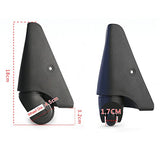 Super Ma Replacement Luggage Wheel Suitcase Repair Spinner Wheels Luggage Accessories (W144-Pair Of