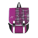 Eastsport Crossbody School Book Bag, Floral Plaid