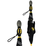 DC Comics Boys' Little Batman 'Squeeze and Flap' Fun Rainwear Umbrella, black, Age 3-7