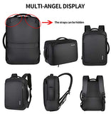 Laptop Backpack Casual Daypacks 15.6" Briefcase Convertible Water Resistant Business Travel Rucksack with USB Charging Port Large College School Bookbag Computer Laptop Bag Work Backpack for Teens Men