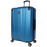 Kenneth Cole Reaction Continuum Hardside 8-Wheel Expandable Upright Spinner Luggage, Vivid Blue, 2-Piece (20" Carry-On / 28" Check Size)