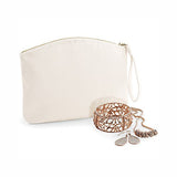 Westford Mill Earthaware Spring Wristlet Toiletry Bag - Natural - S