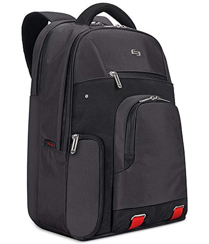 Solo Stealth 15.6" Laptop Backpack, Black