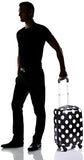 Rockland Luggage 20 Inch Carry On, Black Dot, Medium